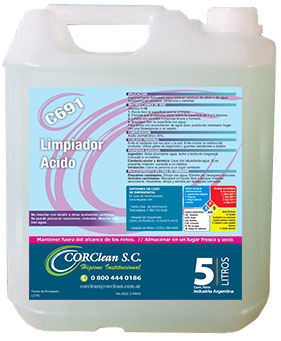 Limpiador Desincrustante Ácido x 5 Lts.