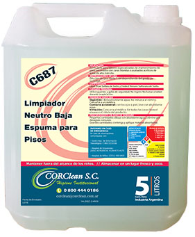 Limpiador Neutro Para Pisos x 5 Lts.