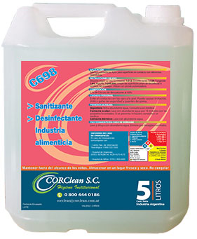 Desinfectante Industria Alimenticia x 5 Lts.